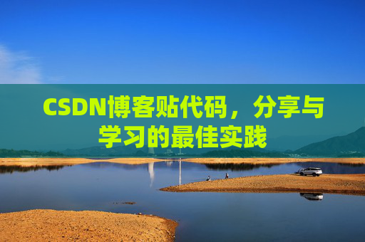 CSDN博客贴代码，分享与学习的最佳实践